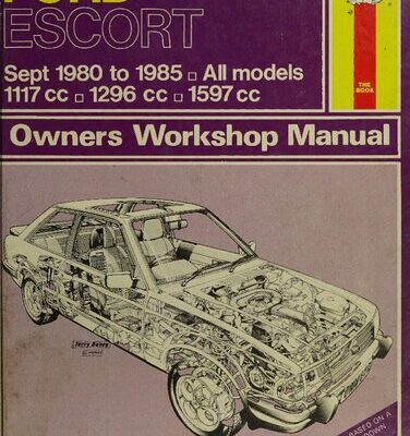 خرید و دانلود نسخه کامل کتاب Haynes Ford Escort 1980 to 1985 Owners Workshop Manual