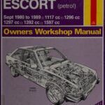 خرید و دانلود نسخه کامل کتاب Haynes Ford Escort 1980 to 1989 Owners Workshop Manual