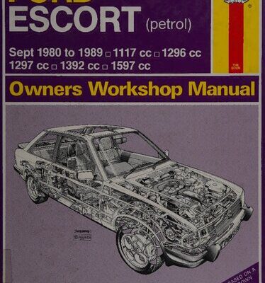 خرید و دانلود نسخه کامل کتاب Haynes Ford Escort 1980 to 1989 Owners Workshop Manual