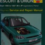 خرید و دانلود نسخه کامل کتاب Haynes Ford Escort & Orion 1990 to 1997 Service and Repair Manual