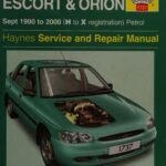 خرید و دانلود نسخه کامل کتاب Haynes Ford Escort & Orion 1999 to 2000 Service and Repair Manual