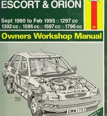 خرید و دانلود نسخه کامل کتاب Haynes Ford Escort & Orion Owners Workshop Manual