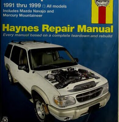 خرید و دانلود نسخه کامل کتاب Haynes Ford Explorer, Mazda Navajo & Mercury Mountaineer Automotive Repair Manual
