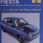 خرید و دانلود نسخه کامل کتاب Haynes Ford Fiesta Aug 1983 to Feb 1989 (A to F Registration) Service Manual