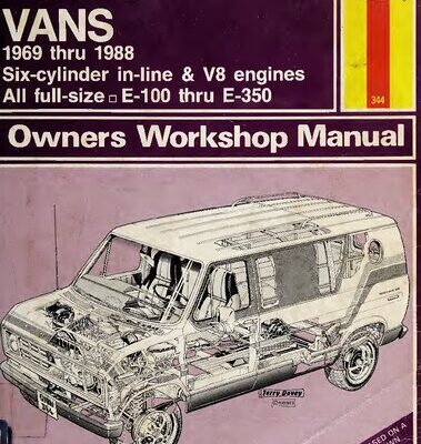 خرید و دانلود نسخه کامل کتاب Haynes Ford Full-Size Vans Owners Workshop Manual