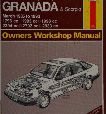 خرید و دانلود نسخه کامل کتاب Haynes Ford Granada and Scorpio (’85 to ’93) Owners Workshop Manual