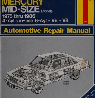 خرید و دانلود نسخه کامل کتاب Haynes Ford & Mercury Mid-Size Models 1975 thru 1986 Automotive Repair Manual