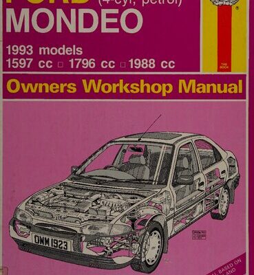 خرید و دانلود نسخه کامل کتاب Haynes Ford Mondeo 1993 Models Owners Workshop Manual