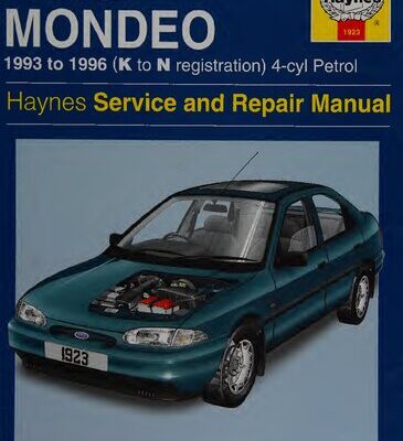 خرید و دانلود نسخه کامل کتاب Haynes Ford Mondeo 1993 to 1996 Service and Repair Manual