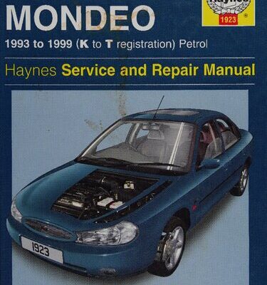خرید و دانلود نسخه کامل کتاب Haynes Ford Mondeo 1993 to 1999 Service and Repair Manual (K to T Registration) Petrol