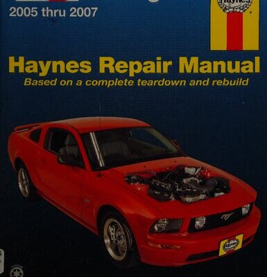 خرید و دانلود نسخه کامل کتاب Haynes Ford Mustang 2005 thru 2007 Automotive Repair Manual