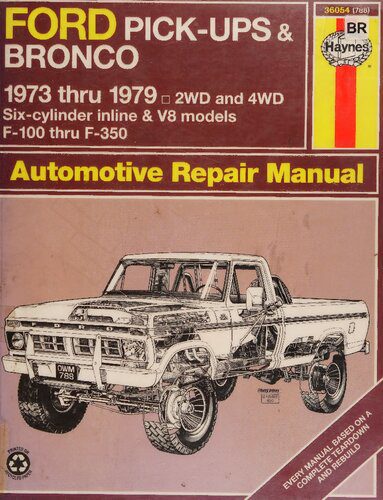 خرید و دانلود نسخه کامل کتاب Haynes Ford Pick-Ups & Bronco Automotive Repair Manual 1973 thru 1979_68fbfec34897b.jpeg خرید و دانلود نسخه کامل کتاب Haynes Ford Pick-Ups & Bronco Automotive Repair Manual 1973 thru 1979