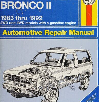 خرید و دانلود نسخه کامل کتاب Haynes Ford Ranger & Bronco II 1983 thru 1992 Automotive Repair Manual
