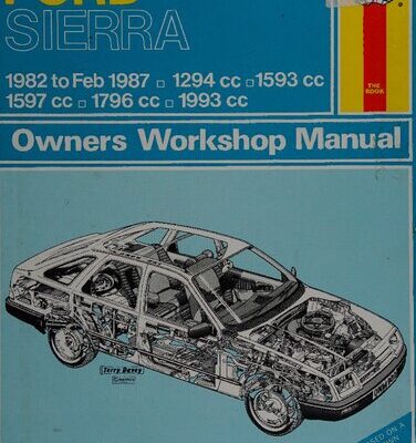 خرید و دانلود نسخه کامل کتاب Haynes Ford Sierra 1982 to 1987 Owners Workshop Manual