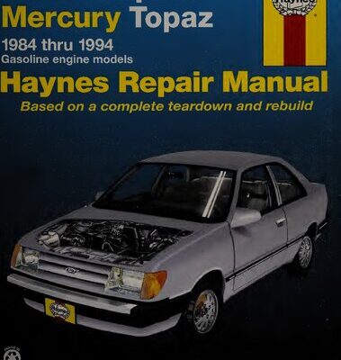 خرید و دانلود نسخه کامل کتاب Haynes Ford Tempo & Mercury Topaz Automotive Repair Manual