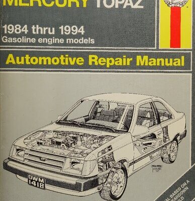 خرید و دانلود نسخه کامل کتاب Haynes Ford Tempo & Mercury Topaz Automotive Repair Manual 1984 thru 1994