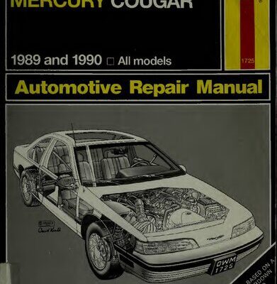 خرید و دانلود نسخه کامل کتاب Haynes Ford Thunderbird & Mercury Cougar Automotive Repair Manual
