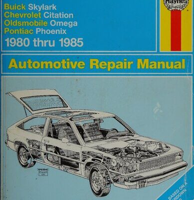 خرید و دانلود نسخه کامل کتاب Haynes General Motors X-Cars Automotive Repair Manual