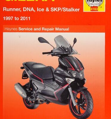 خرید و دانلود نسخه کامل کتاب Haynes Gilera Scooters Service and Repair Manual 1997 to 2011