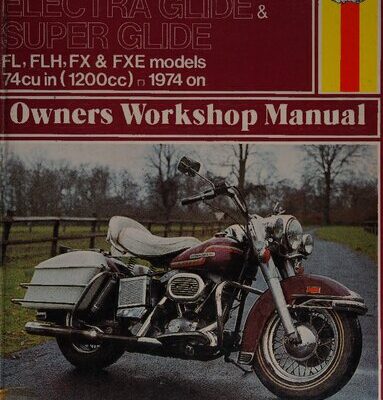 خرید و دانلود نسخه کامل کتاب Haynes Harley-Davidson Electra Glide and Super Glide Owners Workshop Manual