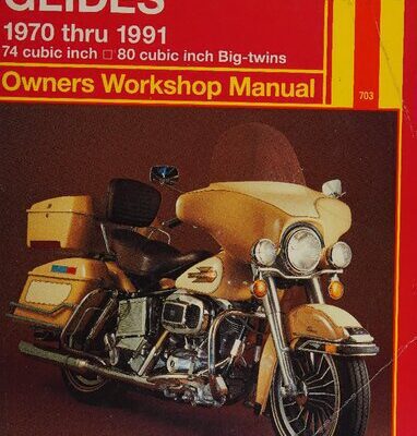 خرید و دانلود نسخه کامل کتاب Haynes Harley-Davidson Glides Owners Workshop Manual 1970 thru 1991