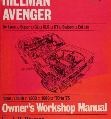 خرید و دانلود نسخه کامل کتاب Haynes Hillman Avenger Owners Workshop Manual