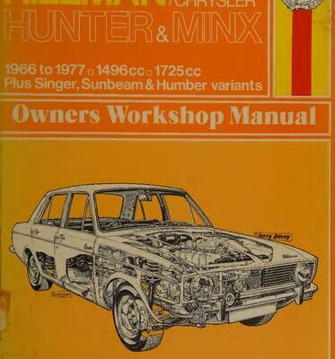 خرید و دانلود نسخه کامل کتاب Haynes Hillman/Chrysler Hunter & Minx Owners Workshop Manual