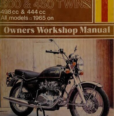 خرید و دانلود نسخه کامل کتاب Haynes Honda 450 Twins Owners Workshop Manual