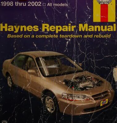 خرید و دانلود نسخه کامل کتاب Haynes Honda Accord 1998 thru 2002 Automotive Repair Manual