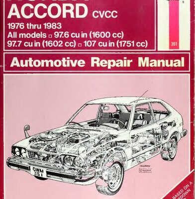 خرید و دانلود نسخه کامل کتاب Haynes Honda Accord CVCC 1976 thru 1983 Automotive Repair Manual