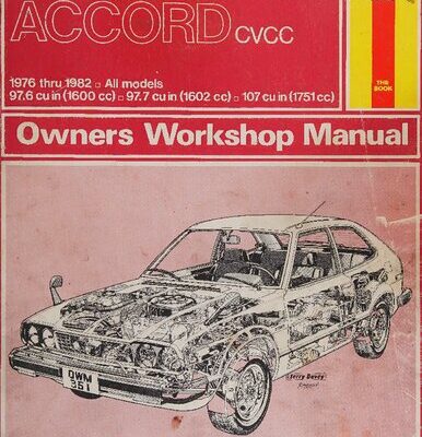 خرید و دانلود نسخه کامل کتاب Haynes Honda Accord Owners Workshop Manual