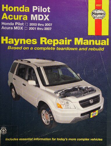 خرید و دانلود نسخه کامل کتاب Haynes Honda Pilot, Acura MDX Automotive Repair Manual_68fc039ff1e3e.jpeg خرید و دانلود نسخه کامل کتاب Haynes Honda Pilot, Acura MDX Automotive Repair Manual