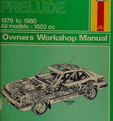 خرید و دانلود نسخه کامل کتاب Haynes Honda Prelude Owners Workshop Manual