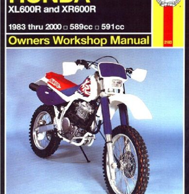 خرید و دانلود نسخه کامل کتاب Haynes Honda XL XR600R Owners Workshop Manual: 1983-2000