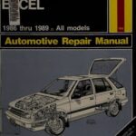 خرید و دانلود نسخه کامل کتاب Haynes Hyundai Excel 1986 thru 1989 Owners Workshop Manual