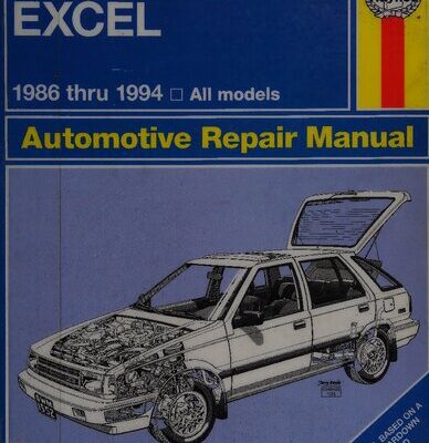 خرید و دانلود نسخه کامل کتاب Haynes Hyundai Excel 1986 thru 1994 Automotive Repair Manual
