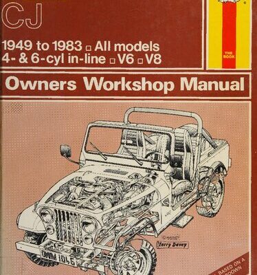 خرید و دانلود نسخه کامل کتاب Haynes Jeep CJ 1949 to 1983 Owners Workshop Manual