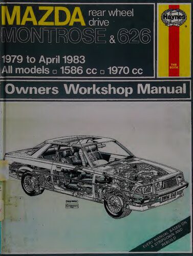 خرید و دانلود نسخه کامل کتاب Haynes Mazda Montrose & 626 Owners Workshop Manual_68fbb31142cae.jpeg خرید و دانلود نسخه کامل کتاب Haynes Mazda Montrose & 626 Owners Workshop Manual