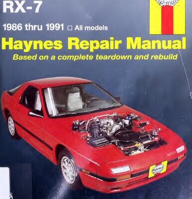 خرید و دانلود نسخه کامل کتاب Haynes Mazda RX-7 Automotive Repair Manual