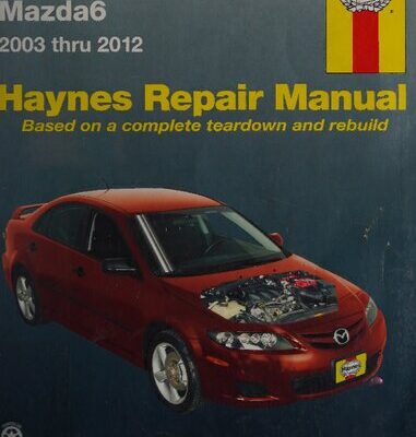 خرید و دانلود نسخه کامل کتاب Haynes Mazda6 2003 thru 2012 Automotive Repair Manual
