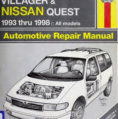 خرید و دانلود نسخه کامل کتاب Haynes Mercury Villager & Nissan Quest Automotive Repair Manual