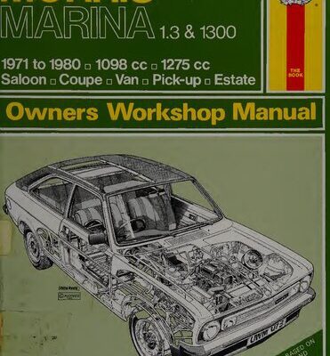 خرید و دانلود نسخه کامل کتاب Haynes Morris Marina 1.3 & 1300 Owners Workshop Manual