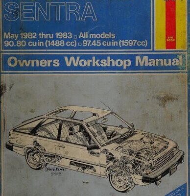 خرید و دانلود نسخه کامل کتاب Haynes Nissan/Datsun Sentra Owners Workshop Manual