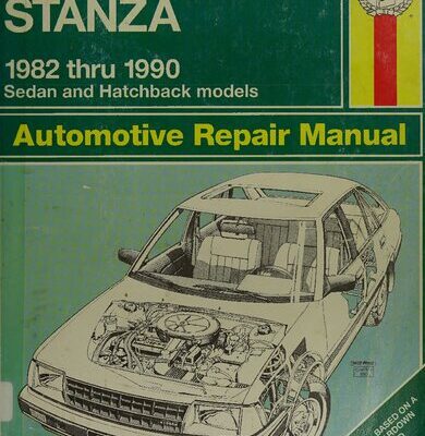 خرید و دانلود نسخه کامل کتاب Haynes Nissan/Datsun Stanza Automotive Repair Manual