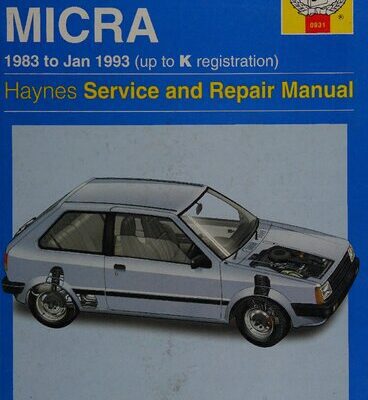 خرید و دانلود نسخه کامل کتاب Haynes Nissan Micra Service and Repair Manual