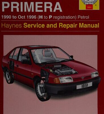 خرید و دانلود نسخه کامل کتاب Haynes Nissan Primera (Petrol) 1990 to 1996 Service and Repair Manual