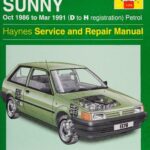 خرید و دانلود نسخه کامل کتاب Haynes Nissan Sunny 1986-91 Service and Repair Manual
