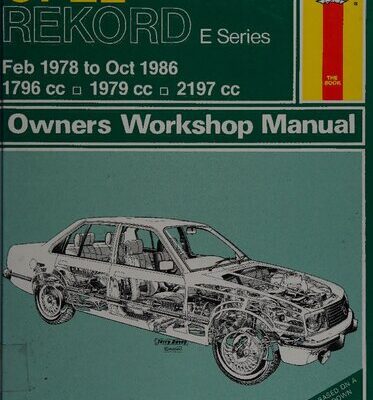 خرید و دانلود نسخه کامل کتاب Haynes Opel Rekord E-Series 1978 to 1986 Owners Workshop Manual
