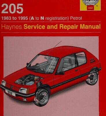 خرید و دانلود نسخه کامل کتاب Haynes Peugeot 205 1983 to 1995 Service and Repair Manual