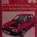 خرید و دانلود نسخه کامل کتاب Haynes Peugeot 205 1983 to 1997 Service and Repair Manual